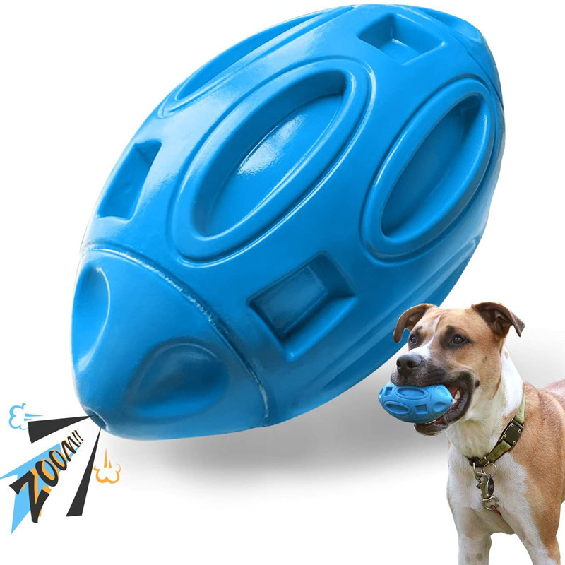 2020 New Amazon Hot Pet the Toy Dog Football Toy Rubber Wear-Resistant Bite-Resistant Ball Cross-Border Toys