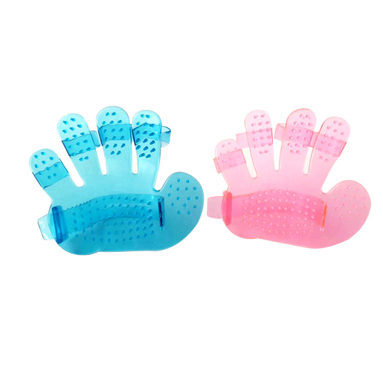Pet Massage Finger Brush Cat Dog Hair Removal Roller Gloves Comb Single Rubber Gloves Manufacturer Dog Massage
