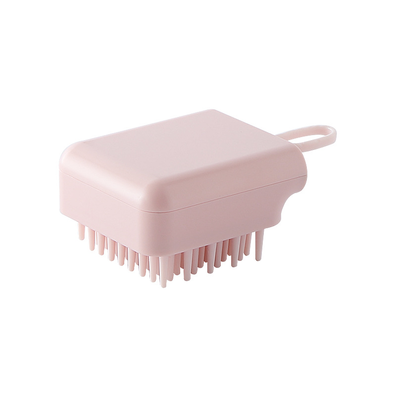 Collection Original Silicone Shampoo Brush Portable Shampoo Massage Brush Wet and Dry Dual-Use Pet Shower Brush Handheld Shampoo Comb