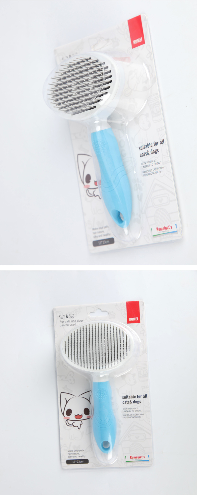 Pet Comb Dog Hair Brush Pet Self-Cleaning Needle Comb Small and Medium Dogs Automatic Hair Removal Comb Cat Hair Comb Factory Direct Sales Pet Comb Dog Hair Brush Pet Self-Cleaning Needle Comb Small and Medium Dogs Automatic Hair Removal Comb Cat Hair Comb Factory Direct Sales