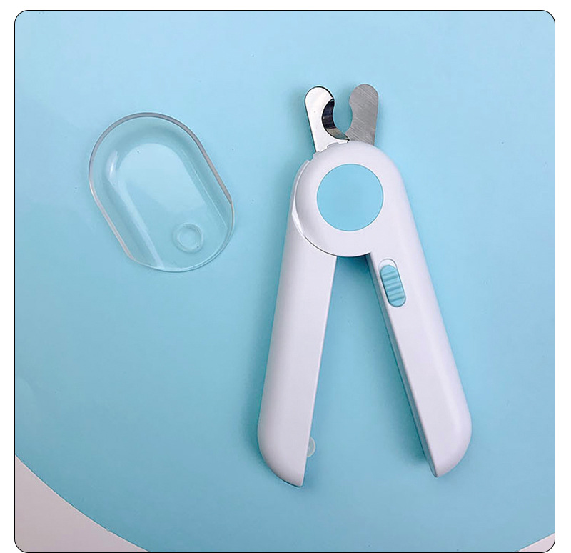 Cat Nail Clippers Nail Grinder Dog Nail Clippers Pet Nail Clipper LED Light Anti-Blood Position Manicure Supplies