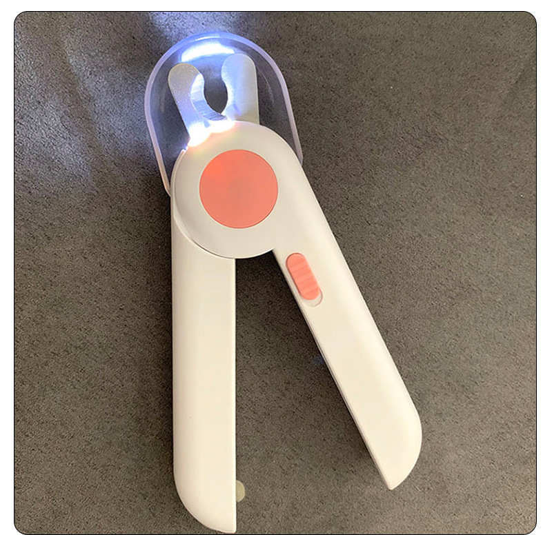 Cat Nail Clippers Nail Grinder Dog Nail Clippers Pet Nail Clipper LED Light Anti-Blood Position Manicure Supplies