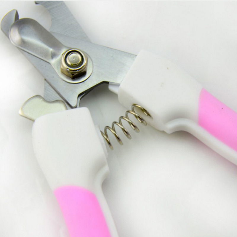 Pet Nail Clipper Crank Cat Nail Clippers Dog Supplies Nail Clippers Two-Piece Set with File in Stock Cross-Border