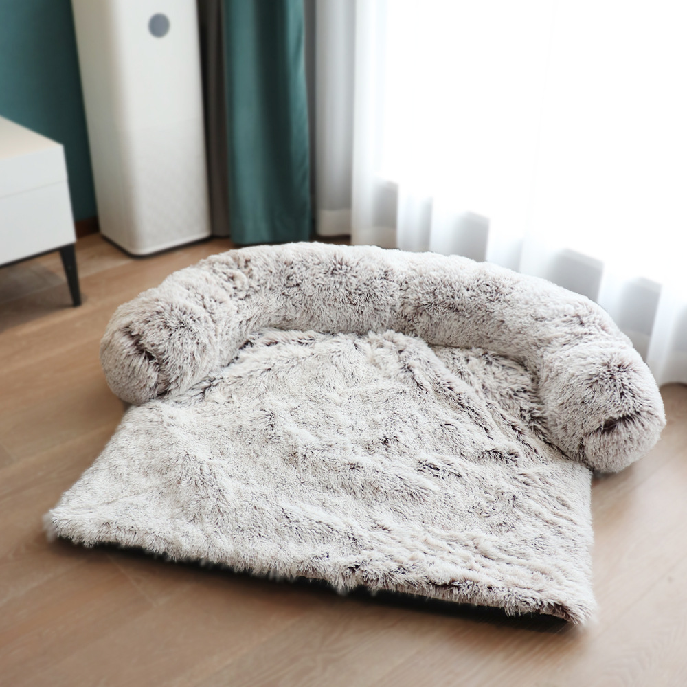 Amazon Hot Plush Kennel Plush Blanket Dual-Purpose in One Pet Bed Dog Sofa Bed Factory Wholesale