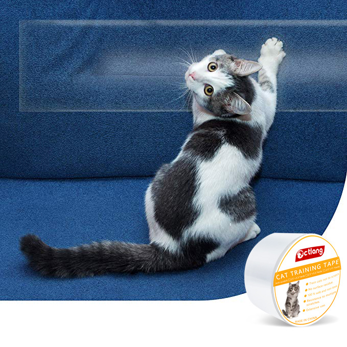 Amazon Manufacturer Pet Sofa Protective Tape Cat Anti-Scratch Stickers Protective Film Training Pet Supplies