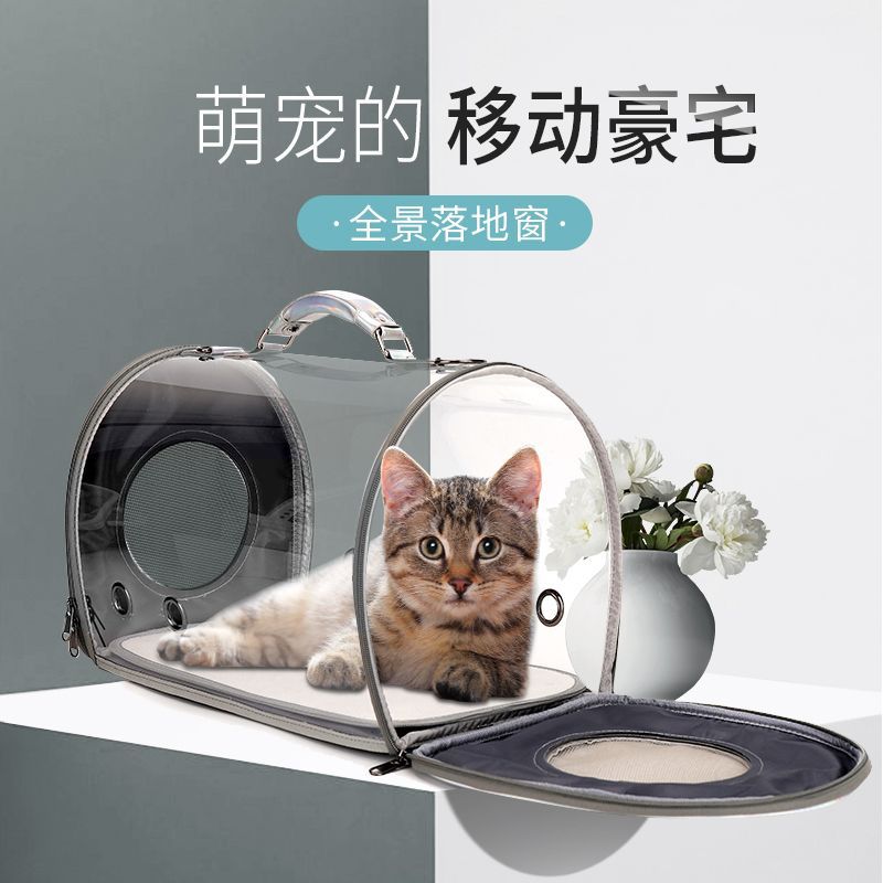 Cat Bag Space Capsule Pet Backpack Cat Outing Carry Bag Portable Crossbody Backpack Cat Cage Cat Supplies