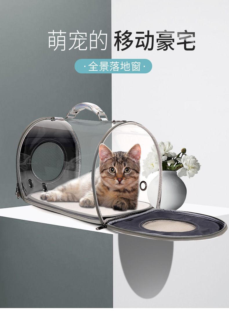 Cat Bag Space Capsule Pet Backpack Cat Outing Carry Bag Portable Crossbody Backpack Cat Cage Cat Supplies