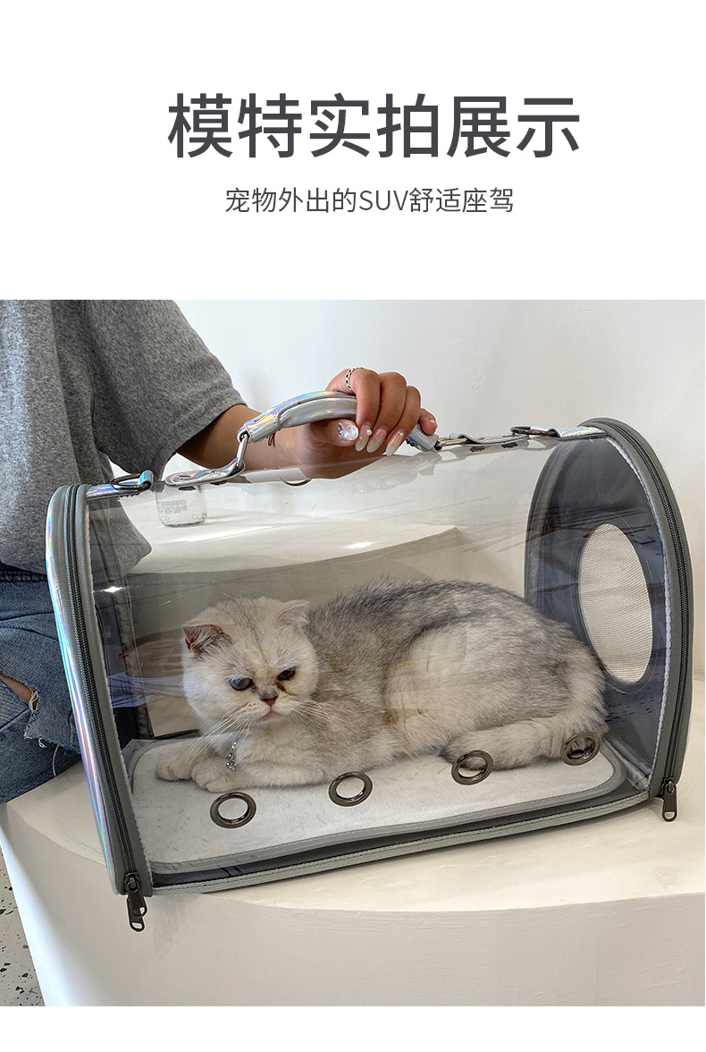 Cat Bag Space Capsule Pet Backpack Cat Outing Carry Bag Portable Crossbody Backpack Cat Cage Cat Supplies