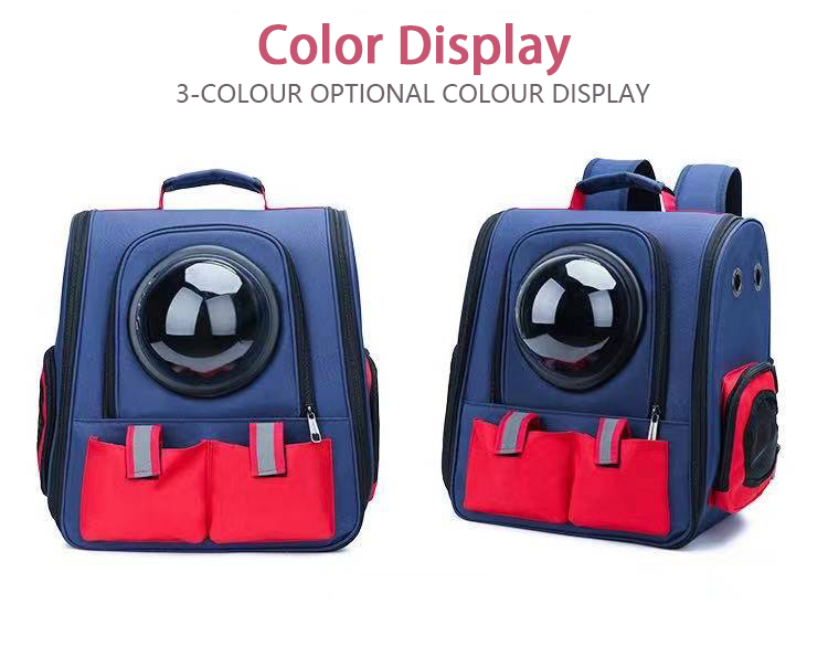 Space Capsule Cat Pet Backpack Transparent Dog Backpack out Breathable and Portable Pet Bag Chest Backpack