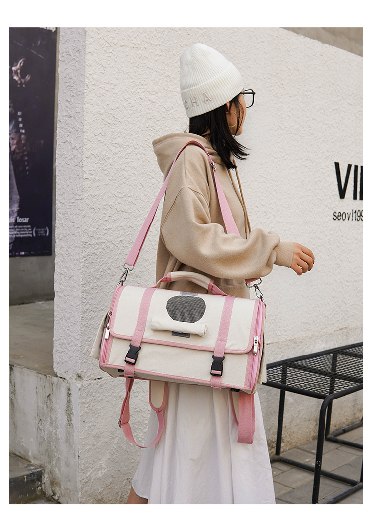 Xiaohongshu Pet Backpack Cat Supplies Handbag Pet Bag Cat Bag Outing Carry Bag Pet Backpack Xiaohongshu Pet Backpack Cat Supplies Handbag Pet Bag Cat Bag Outing Carry Bag Pet Backpack