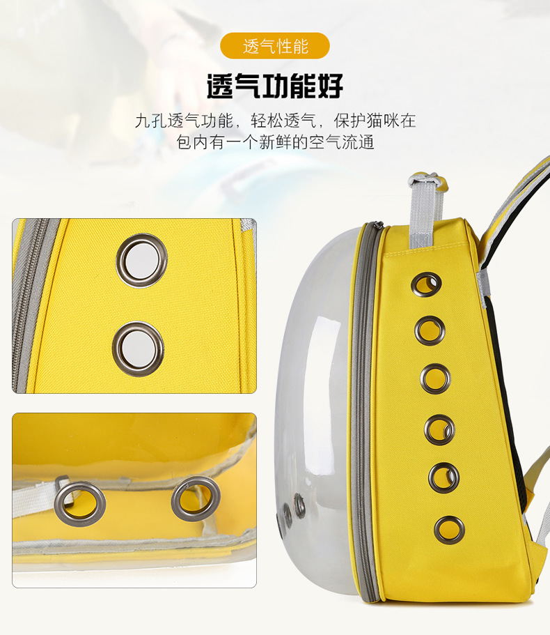 Space Capsule Cat Pet Backpack Transparent Dog Backpack out Breathable and Portable Pet Bag Chest Backpack Space Capsule Cat Pet Backpack Transparent Dog Backpack out Breathable and Portable Pet Bag Chest Backpack