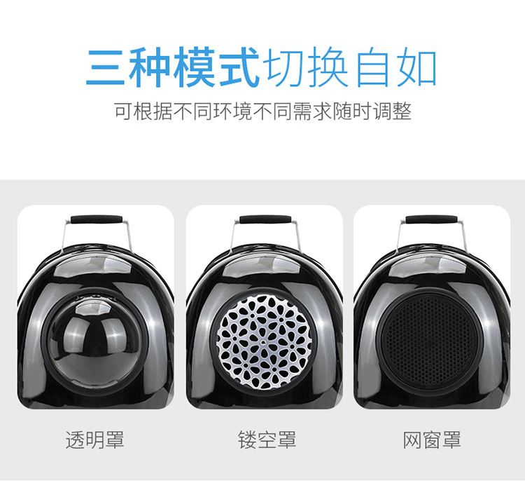 Cat Bag Pet Backpack Go out Portable Clear Space Capsule Pet Bag Go out Cat Supplies Breathable Backpack