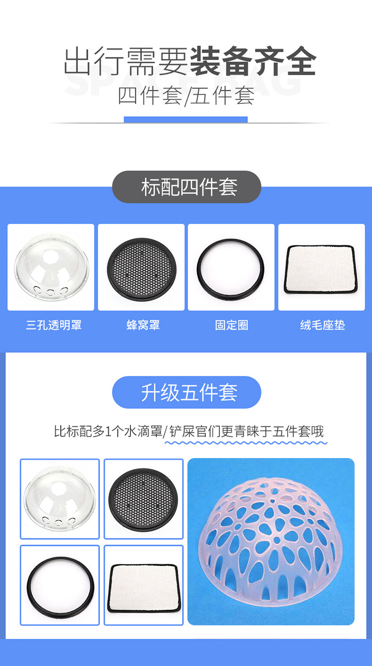 Cat Bag Pet Backpack Go out Portable Clear Space Capsule Pet Bag Go out Cat Supplies Breathable Backpack