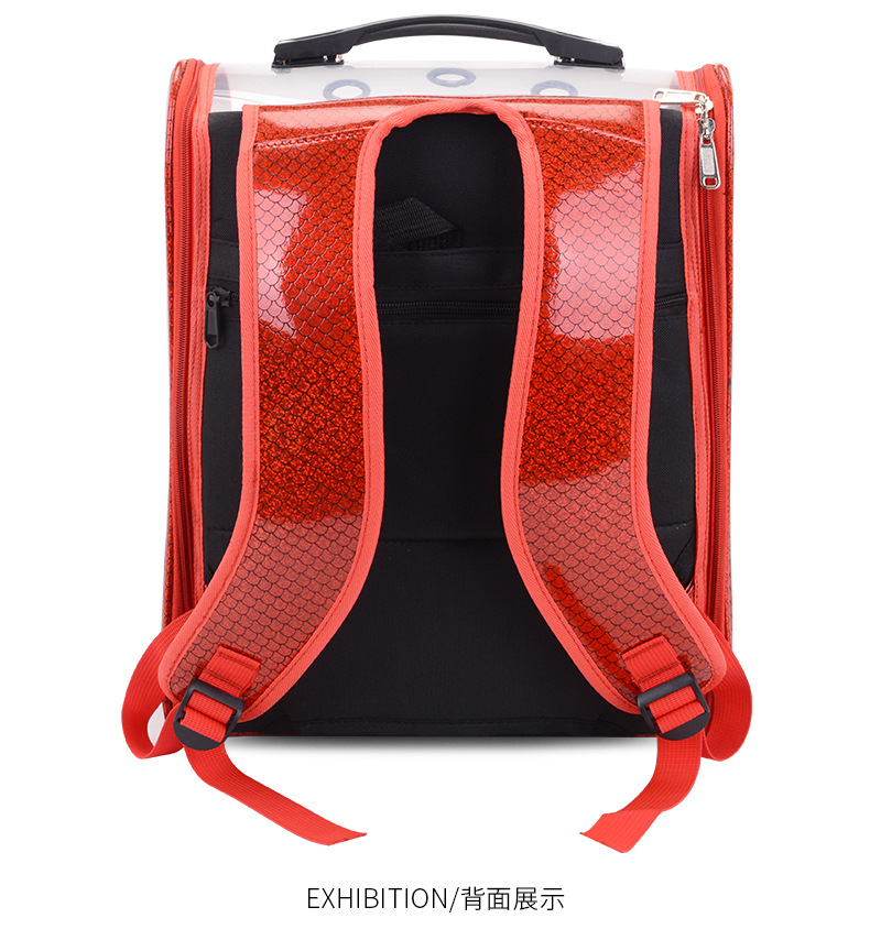 Cross-Border Special for New Pet Trolley Bag Outdoor Portable Dog Bag Transparent Pet Cat Bag Large Capacity Pet Backpack Cross-Border Special for New Pet Trolley Bag Outdoor Portable Dog Bag Transparent Pet Cat Bag Large Capacity Pet Backpack
