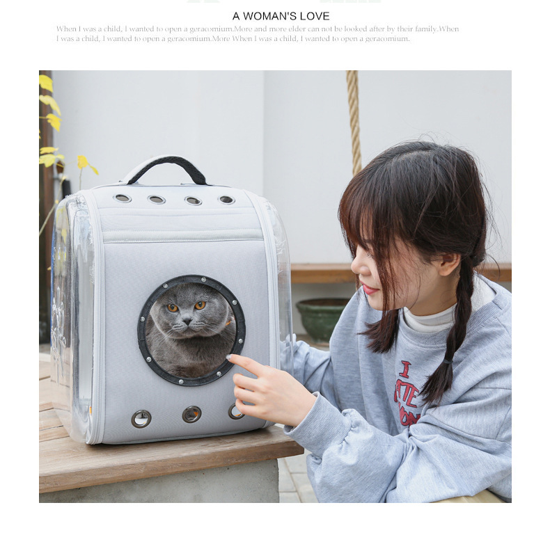 Factory Direct Sales Square Transparent Cat Bag Outing Portable Pet Bag Cute Pet Backpack Pet Cat Space Bag Cabin Factory Direct Sales Square Transparent Cat Bag Outing Portable Pet Bag Cute Pet Backpack Pet Cat Space Bag Cabin