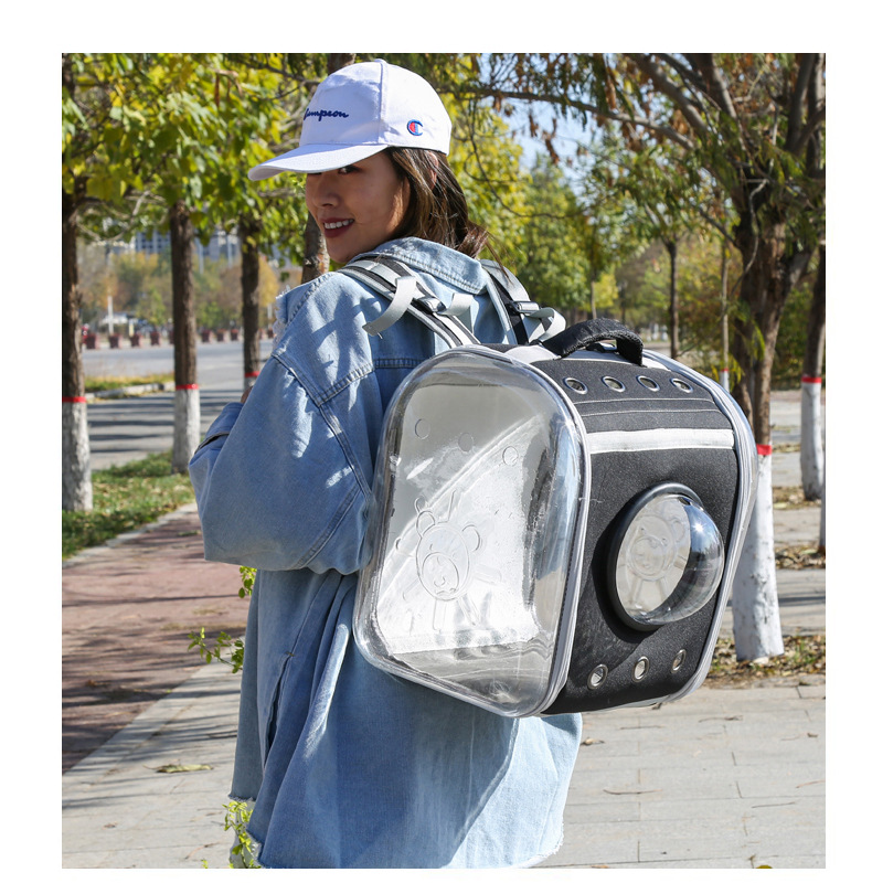 Factory Direct Sales Square Transparent Cat Bag Outing Portable Pet Bag Cute Pet Backpack Pet Cat Space Bag Cabin Factory Direct Sales Square Transparent Cat Bag Outing Portable Pet Bag Cute Pet Backpack Pet Cat Space Bag Cabin