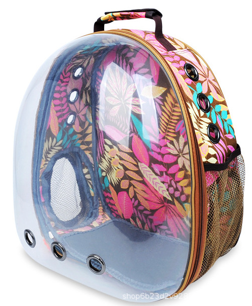 Double Shoulder Cat Backpack Outing Pet Backpack Space Capsule Fully Transparent Portable Pet Supplies Double Shoulder Cat Backpack Outing Pet Backpack Space Capsule Fully Transparent Portable Pet Supplies