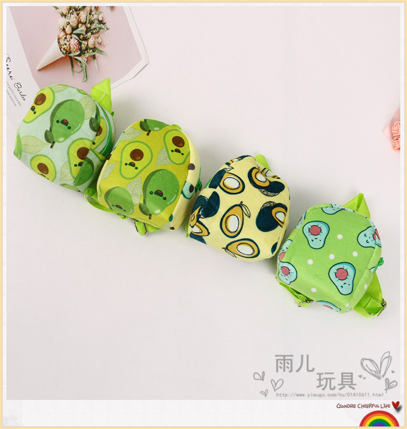 Plush Toy Bag Kids' Toy Bag Avocado Coin Purse Pet Backpack Pet Supplies Pouch Plush Toy Bag Kids' Toy Bag Avocado Coin Purse Pet Backpack Pet Supplies Pouch
