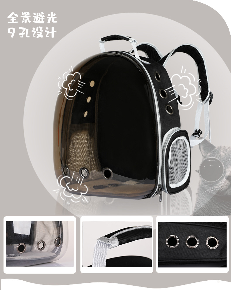 Cat Bag Pet Backpack out Portable Transparent Capsule Pet Bag out Cat Supplies Breathable Backpack Cat Bag Pet Backpack out Portable Transparent Capsule Pet Bag out Cat Supplies Breathable Backpack