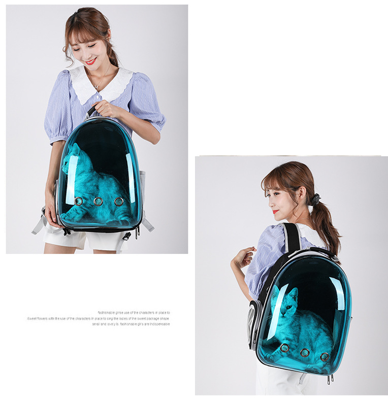 Cat Bag Pet Backpack out Portable Transparent Capsule Pet Bag out Cat Supplies Breathable Backpack Cat Bag Pet Backpack out Portable Transparent Capsule Pet Bag out Cat Supplies Breathable Backpack