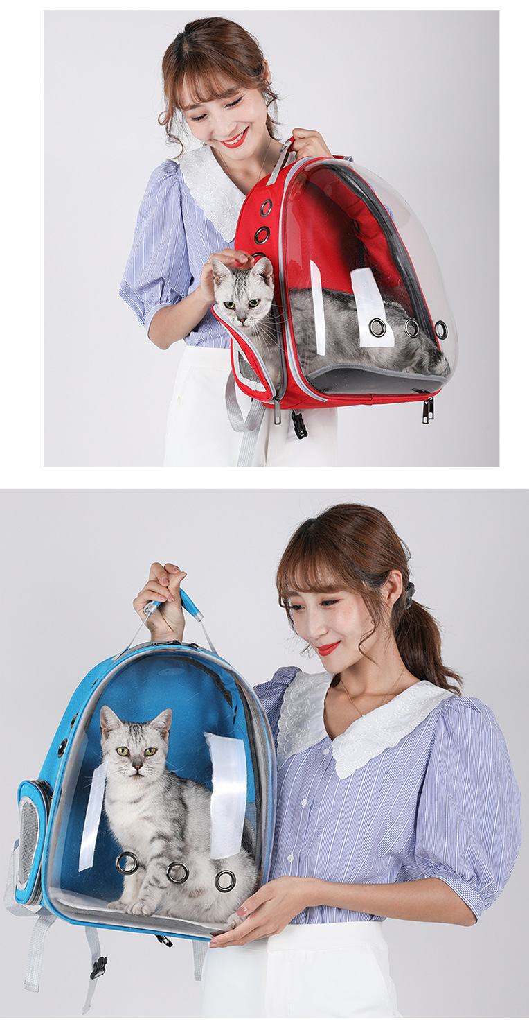 Cat Bag Pet Backpack out Portable Transparent Capsule Pet Bag out Cat Supplies Breathable Backpack Cat Bag Pet Backpack out Portable Transparent Capsule Pet Bag out Cat Supplies Breathable Backpack
