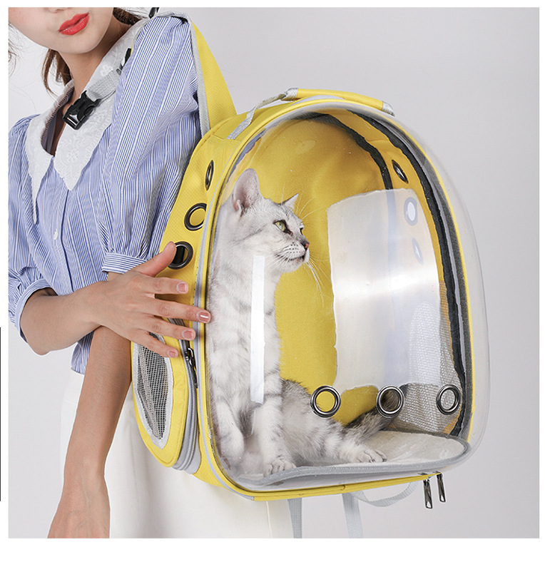 Cat Bag Pet Backpack out Portable Transparent Capsule Pet Bag out Cat Supplies Breathable Backpack Cat Bag Pet Backpack out Portable Transparent Capsule Pet Bag out Cat Supplies Breathable Backpack