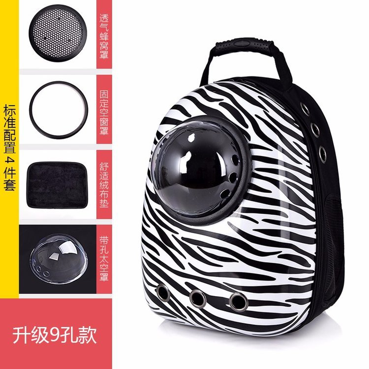 Double Shoulder Breathable Space Capsule Pet Backpack Carry out Transparent Dogs and Cats Backpack Pet Supplies Pet Bag Double Shoulder Breathable Space Capsule Pet Backpack Carry out Transparent Dogs and Cats Backpack Pet Supplies Pet Bag
