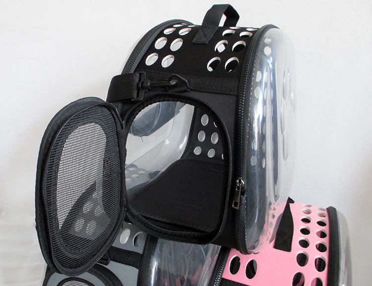 Transparent Cat Bag Cross-Border Supply Foldable Pet Backpack Dog Supplies Outing Carry Bag Pet Bag Factory