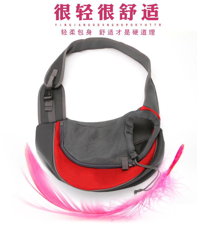 Pet Bag Dogs and Cats Travel Portable Crossbody Shoulder Bag Breathable Mesh Pet Backpack Pet Supplies Direct Sales Pet Bag Dogs and Cats Travel Portable Crossbody Shoulder Bag Breathable Mesh Pet Backpack Pet Supplies Direct Sales