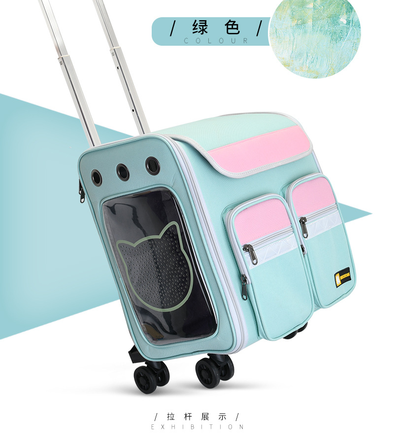 New Pet Trolley Bag Large Capacity Pet Luggage Pet Bag Dog Bag Pet Backpack Cat Bag New Pet Trolley Bag Large Capacity Pet Luggage Pet Bag Dog Bag Pet Backpack Cat Bag