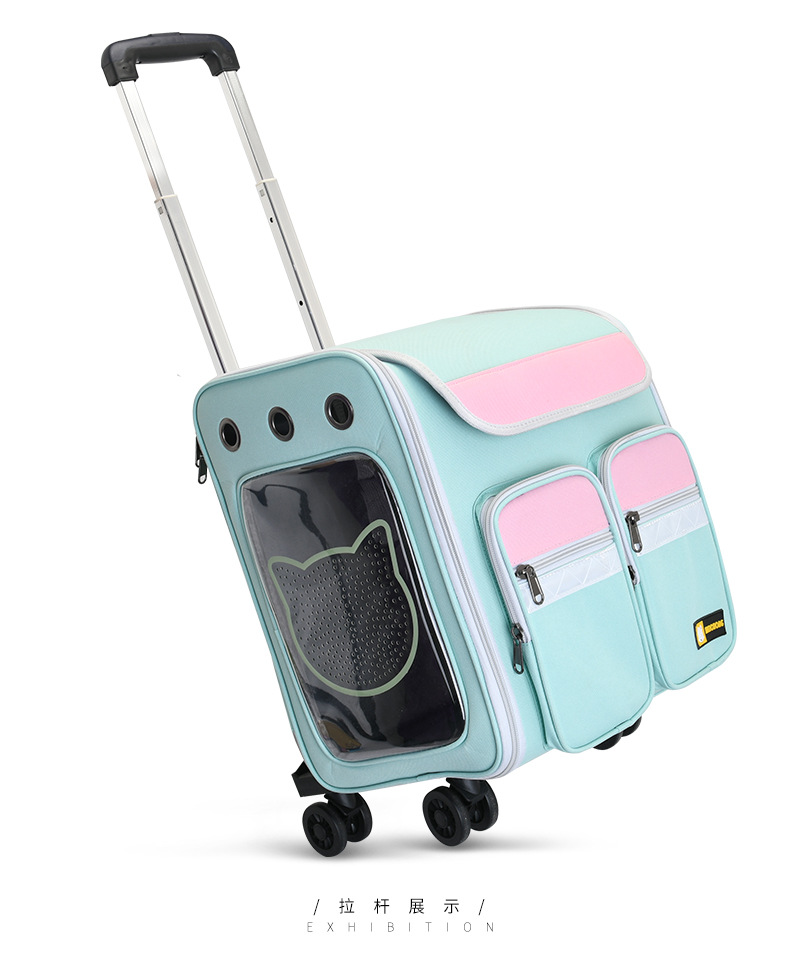 New Pet Trolley Bag Large Capacity Pet Luggage Pet Bag Dog Bag Pet Backpack Cat Bag New Pet Trolley Bag Large Capacity Pet Luggage Pet Bag Dog Bag Pet Backpack Cat Bag