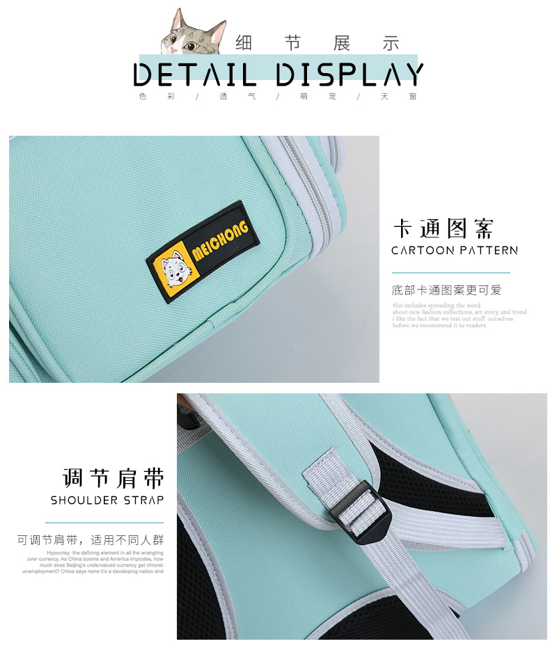 New Pet Trolley Bag Large Capacity Pet Luggage Pet Bag Dog Bag Pet Backpack Cat Bag New Pet Trolley Bag Large Capacity Pet Luggage Pet Bag Dog Bag Pet Backpack Cat Bag
