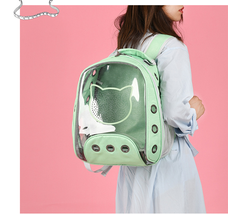 New Pet Bag Pet Backpack Solid Color Cat Bag Transparent Space Bag Outdoor Portable Space Capsule Dog Backpack New Pet Bag Pet Backpack Solid Color Cat Bag Transparent Space Bag Outdoor Portable Space Capsule Dog Backpack