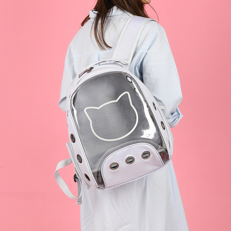 New Pet Bag Pet Backpack Solid Color Cat Bag Transparent Space Bag Outdoor Portable Space Capsule Dog Backpack New Pet Bag Pet Backpack Solid Color Cat Bag Transparent Space Bag Outdoor Portable Space Capsule Dog Backpack
