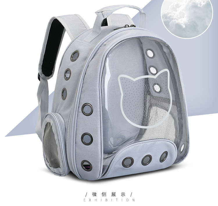 New Pet Bag Pet Backpack Solid Color Cat Bag Transparent Space Bag Outdoor Portable Space Capsule Dog Backpack New Pet Bag Pet Backpack Solid Color Cat Bag Transparent Space Bag Outdoor Portable Space Capsule Dog Backpack