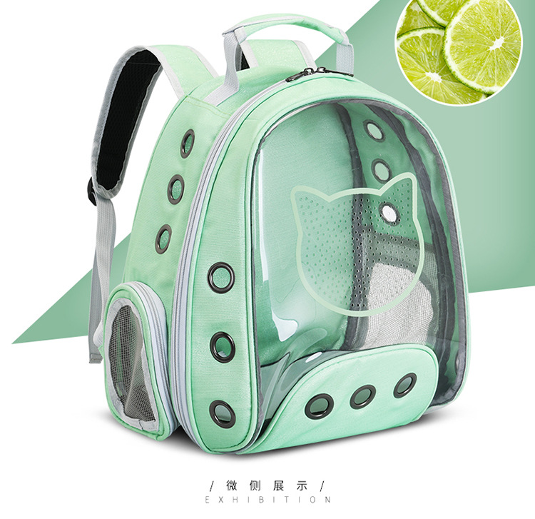 New Pet Bag Pet Backpack Solid Color Cat Bag Transparent Space Bag Outdoor Portable Space Capsule Dog Backpack New Pet Bag Pet Backpack Solid Color Cat Bag Transparent Space Bag Outdoor Portable Space Capsule Dog Backpack