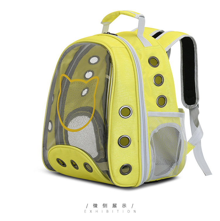 New Pet Bag Pet Backpack Solid Color Cat Bag Transparent Space Bag Outdoor Portable Space Capsule Dog Backpack New Pet Bag Pet Backpack Solid Color Cat Bag Transparent Space Bag Outdoor Portable Space Capsule Dog Backpack