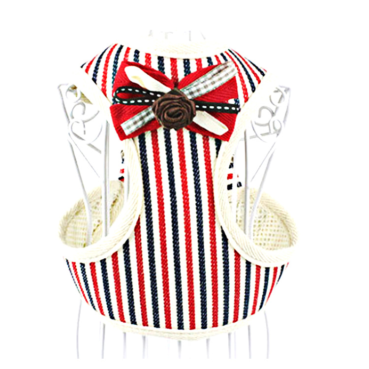 Factory direct sale of new pet chest straps breathable vest - style dog chest and back leash leash walking dog harness