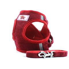 Factory direct sale of new pet chest straps breathable vest - style dog chest and back leash leash walking dog harness Factory direct sale of new pet chest straps breathable vest - style dog chest and back leash leash walking dog harness