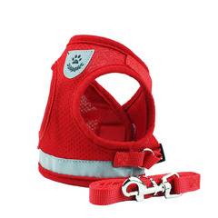 Factory direct sale of new pet chest straps breathable vest - style dog chest and back leash leash walking dog harness Factory direct sale of new pet chest straps breathable vest - style dog chest and back leash leash walking dog harness
