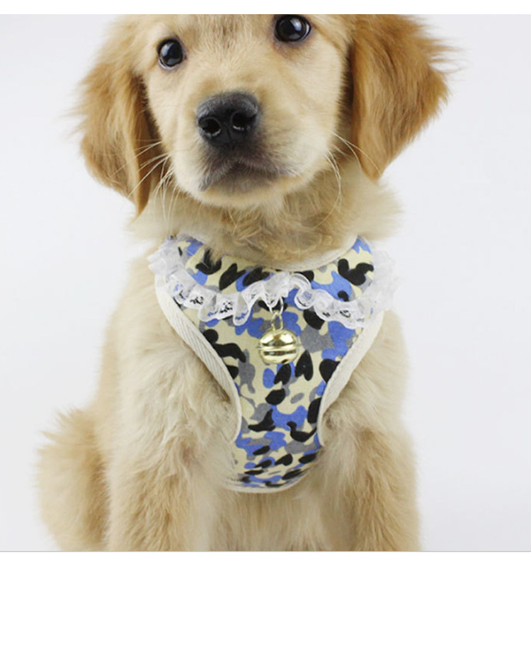 Factory direct sale of new pet chest straps breathable vest - style dog chest and back leash leash walking dog harness Factory direct sale of new pet chest straps breathable vest - style dog chest and back leash leash walking dog harness