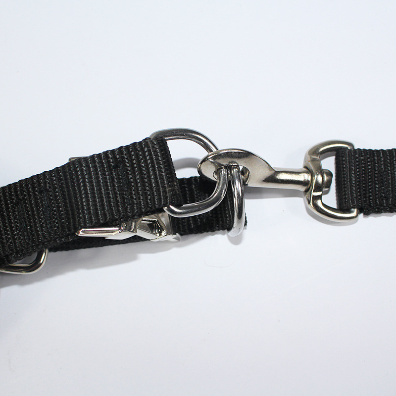 Factory Customized Alloy Back Chest and Back Pet Supplies Large Dog Alloy Buckle Chest Strap Pet Hand Holding Rope Wholesale