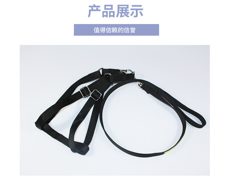 Factory Customized Alloy Back Chest and Back Pet Supplies Large Dog Alloy Buckle Chest Strap Pet Hand Holding Rope Wholesale Factory Customized Alloy Back Chest and Back Pet Supplies Large Dog Alloy Buckle Chest Strap Pet Hand Holding Rope Wholesale