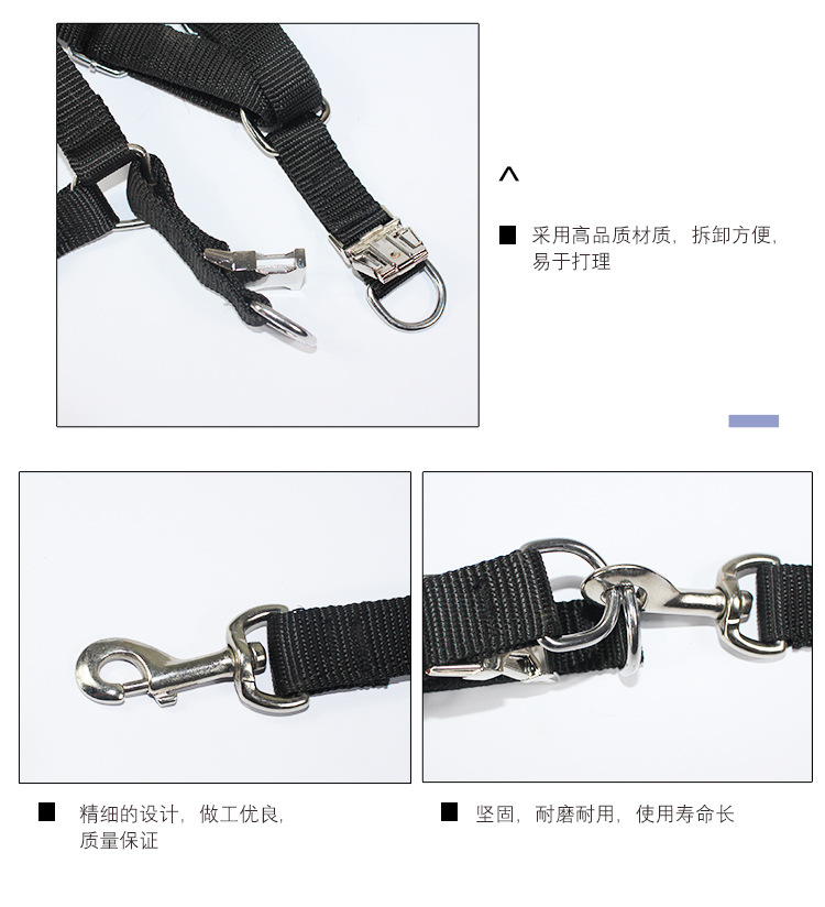 Factory Customized Alloy Back Chest and Back Pet Supplies Large Dog Alloy Buckle Chest Strap Pet Hand Holding Rope Wholesale Factory Customized Alloy Back Chest and Back Pet Supplies Large Dog Alloy Buckle Chest Strap Pet Hand Holding Rope Wholesale