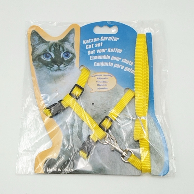 Cat Pulling Rope Walking Cat Rope Tie Cat Rope Slip Cat Rope Son Pet Harness Out Traction Chest Back Suit Cartoon