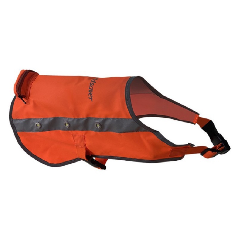 Factory Direct Sales Led Orange Luminous Pet Vest USB Rechargeable Reflective Dog Clothes Waterproof Chest Back Pet Supplies