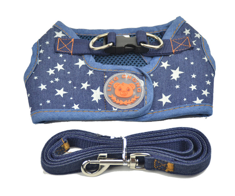 Upgraded Pet Vest Cowboy Chest Back Dog Cowboy Hand Holding Rope Cat Leash Set for Cats and Dogs Upgraded Pet Vest Cowboy Chest Back Dog Cowboy Hand Holding Rope Cat Leash Set for Cats and Dogs