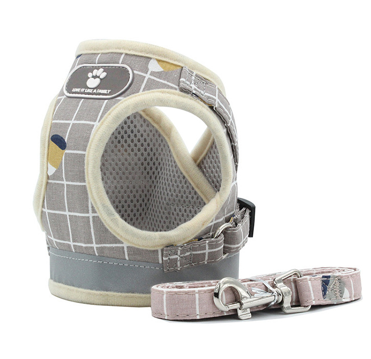 Pet Leash Vest-Style Dog Breast Strap Small and Medium-Sized Dogs Leash Cat Chest Back Currently Available Wholesale Pet Leash Vest-Style Dog Breast Strap Small and Medium-Sized Dogs Leash Cat Chest Back Currently Available Wholesale
