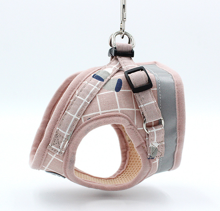 Pet Leash Vest-Style Dog Breast Strap Small and Medium-Sized Dogs Leash Cat Chest Back Currently Available Wholesale Pet Leash Vest-Style Dog Breast Strap Small and Medium-Sized Dogs Leash Cat Chest Back Currently Available Wholesale