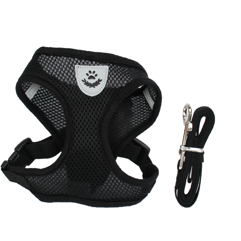 Pet Harness Dogs and Cats Mesh Chest and Back Dog Leash Cat Pulling Rope I-Shaped Vest for Leash Set Pet Harness Dogs and Cats Mesh Chest and Back Dog Leash Cat Pulling Rope I-Shaped Vest for Leash Set